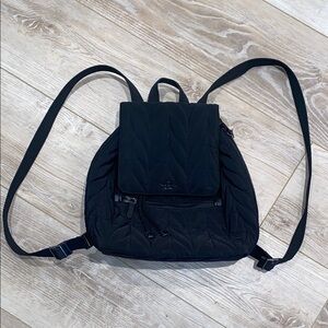 Kate Spade Black Quilted Backpack